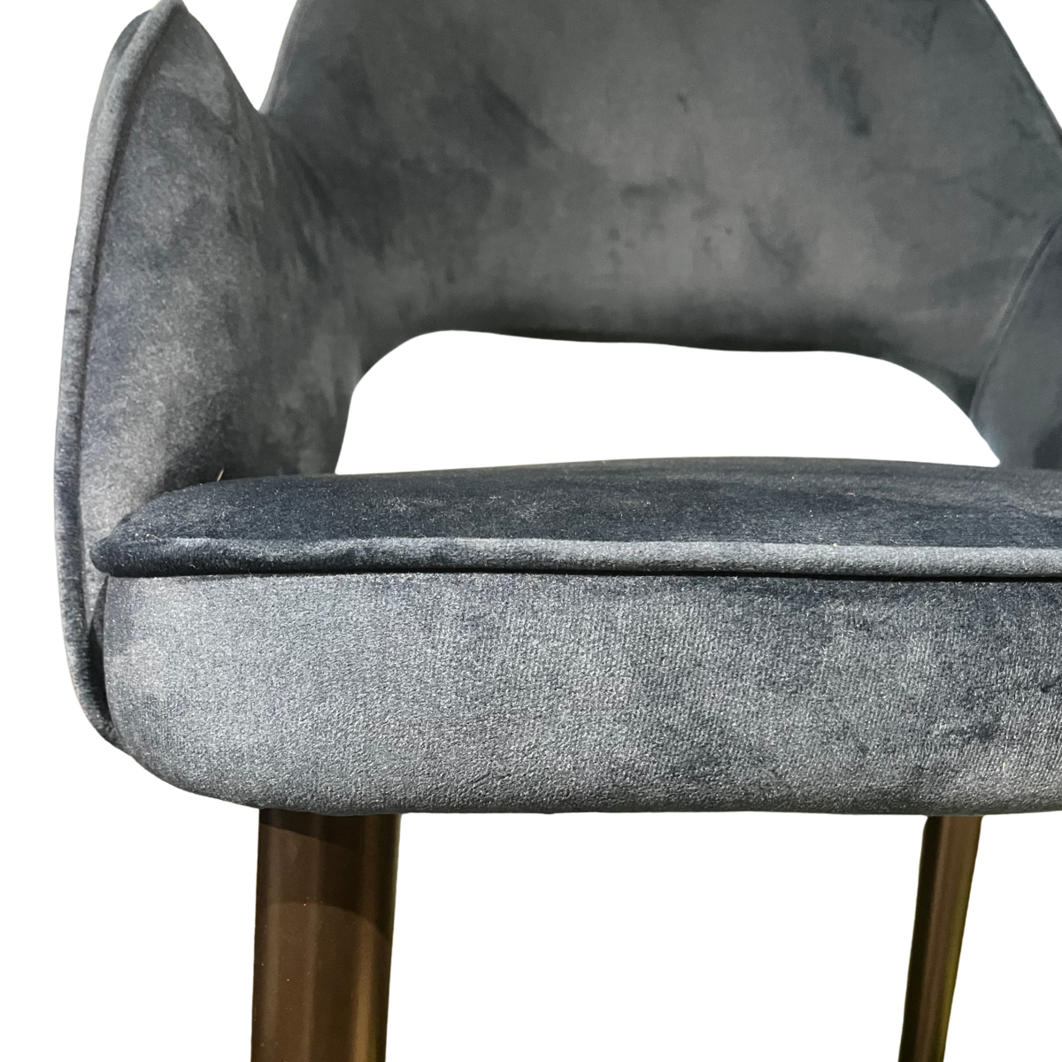 BD MICKEY  Blue elegant Upholstered indoor bar stool